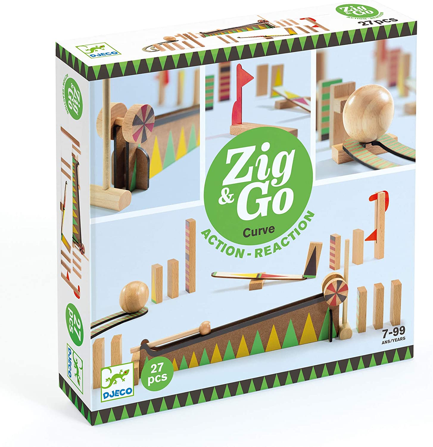 Djeco Κατασκευή Ντόμινο Zig & Go 27τεμ. 05641